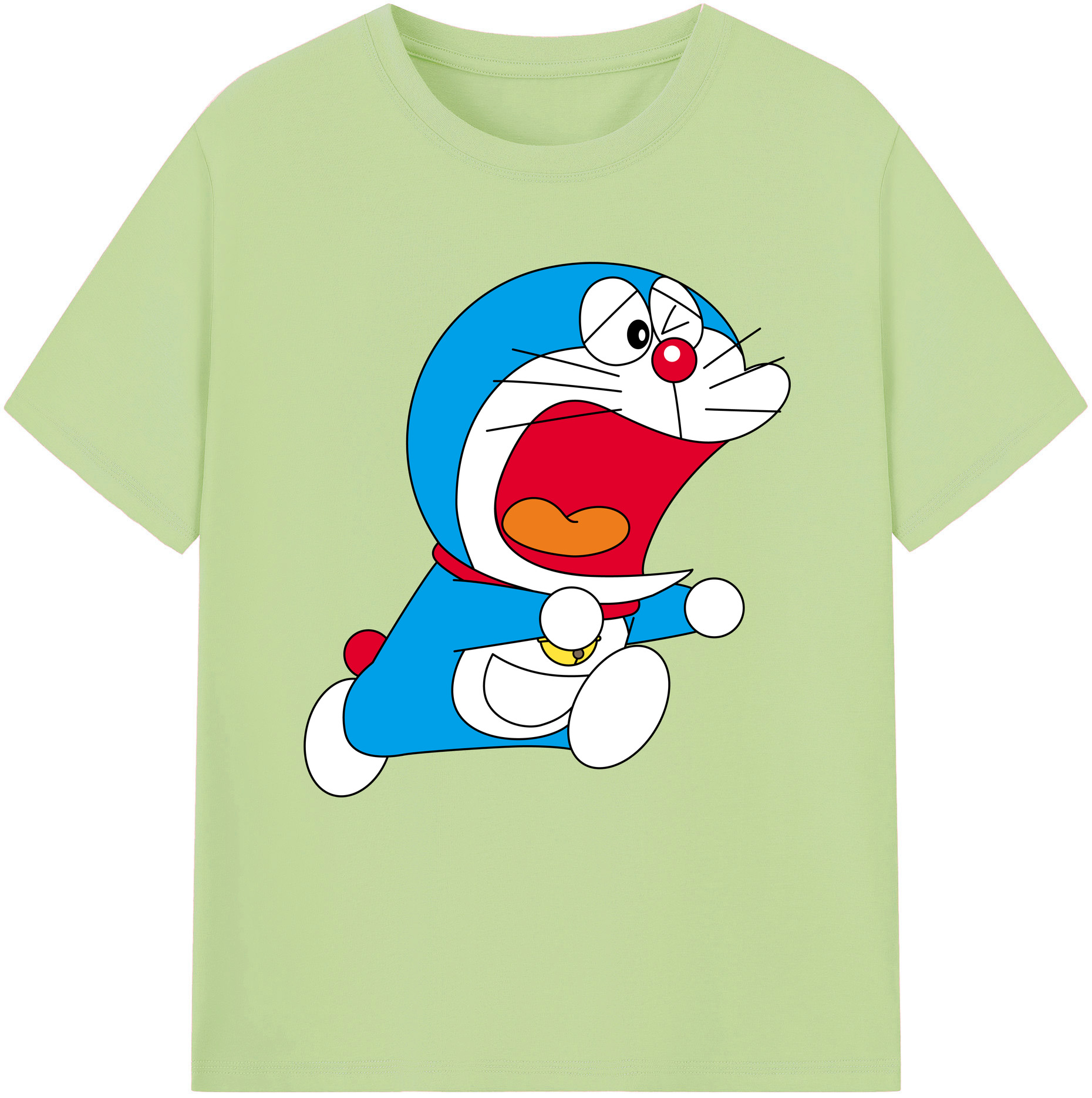 （画像用） ドラえもん Doraemon 綿100％半袖Tシャツ（フロントプリント）